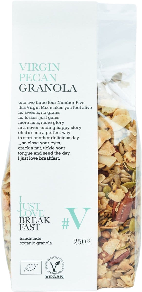 I Just Love Breakfast - #V Virgin Pecan (250g) - BIO - Glutenvrije Granola