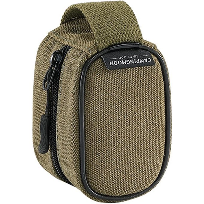 CAMPINGMOON Multifunctionele Outdoor Mini Opbergtas Kleine Items Opbergtassen Uitneembare Voering legergroene kleur
