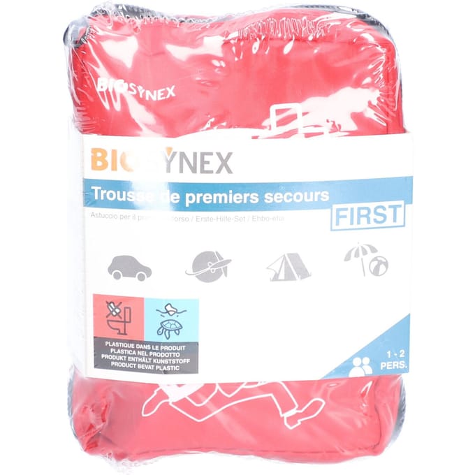 BioSynex EHBO-etui First - Complete Eerste Hulp Set voor 1-2 Personen - Auto, Reis en Camping