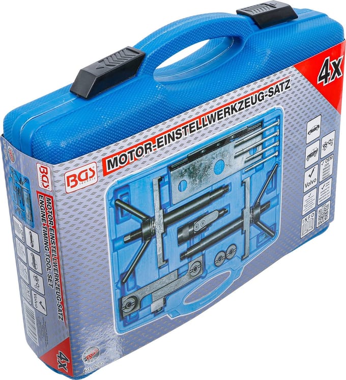 BGS Motorafstelset voor Volvo 4-/5-/6-cilinder tot bj. ‚06