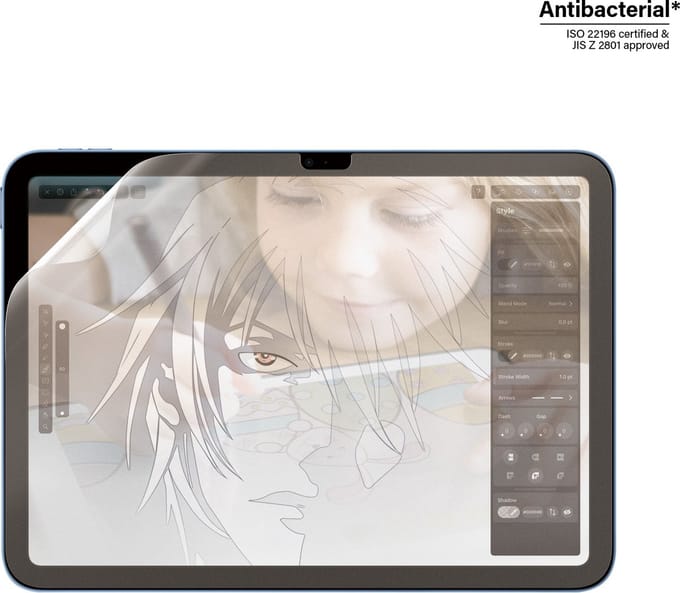 PanzerGlass Ultra-Wide Screen Protector Geschikt voor Apple iPad 10.9 (2022)