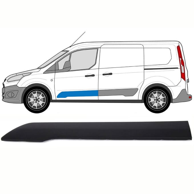 Voordeur sierlijst voor Ford Transit Connect 2013-2022 / Links