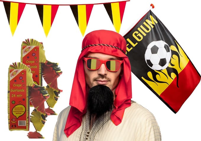 Rode Duivels & België Supporter set 5 delig - Boland