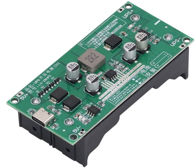Dailygoody - High Power Battery Boost-oplaadmodule - Lithiumbatterijlader - Ononderbroken Voeding - 15W 3A - Efficiënte Oplader - Geschikt voor D