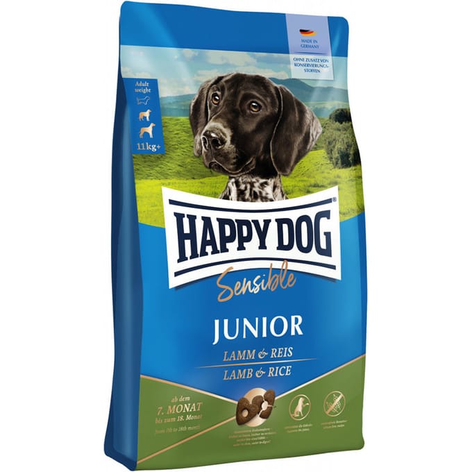 2x10kg Supreme Sensible Junior Lam & Rijst Happy Dog Hondenvoer