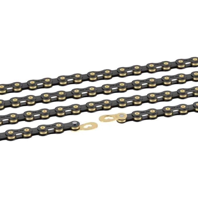 XLC CC-C08 Fietsketting - 10V - 114 schakels - 11/128 - Zwart/Goud