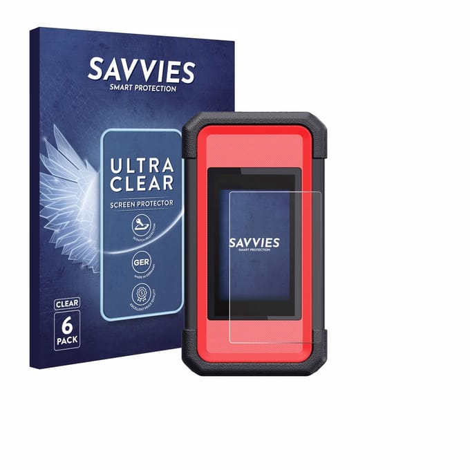 Savvies - Screenprotector voor Launch X431 SmartLink C V2.0 - Folie Beschermfolie transparant 6 Stuks