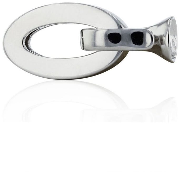 Luna-Pearls - 606.0918 - Sieradensluiting - Dames - 925er Zilver gerhodineerd - 10mm