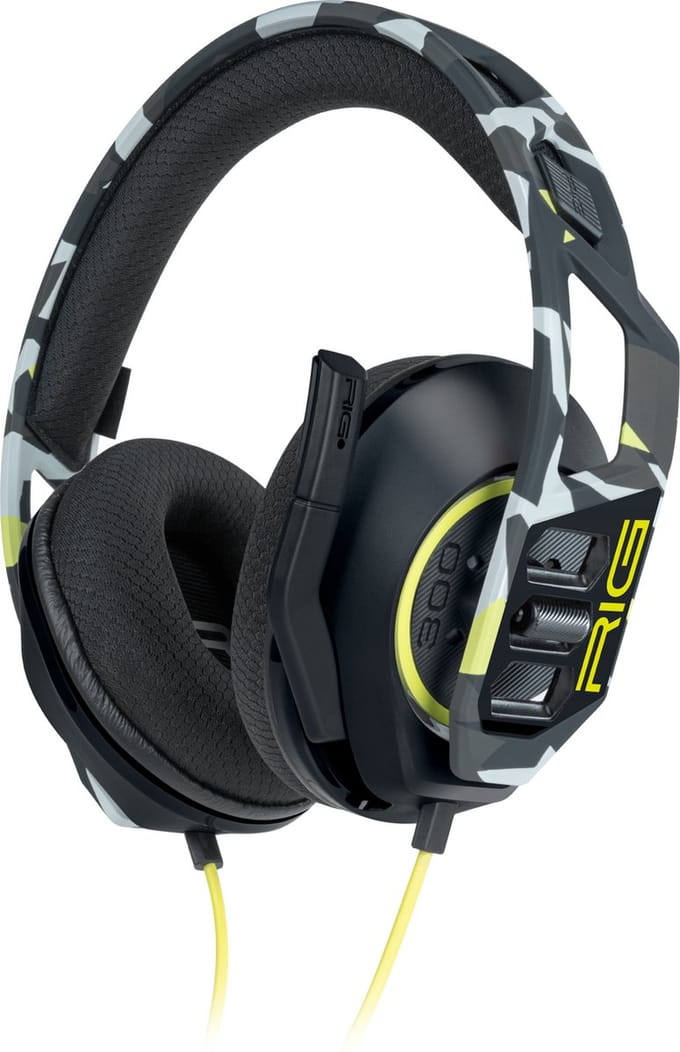 NACON Rig Headphones 300 Pro HS - Acid - Wired Headset - Sony PlayStation 5