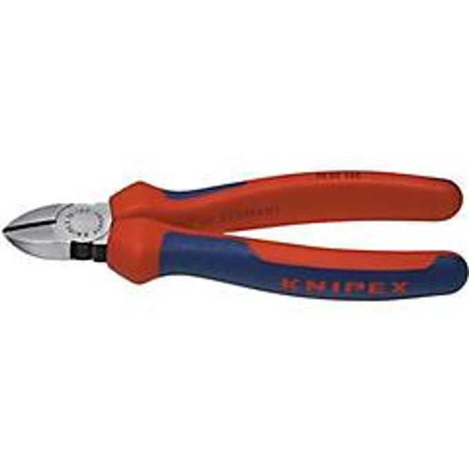 Zijsnijders L.140mm kop pol.multi-comp. hulzen max.1.8mm KNIPEX
