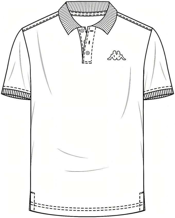 Kappa-poloshirt voor heren 303173