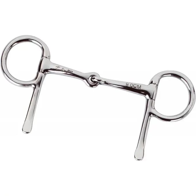 Mini-bit ringen in halve spatel voor paarden Feeling