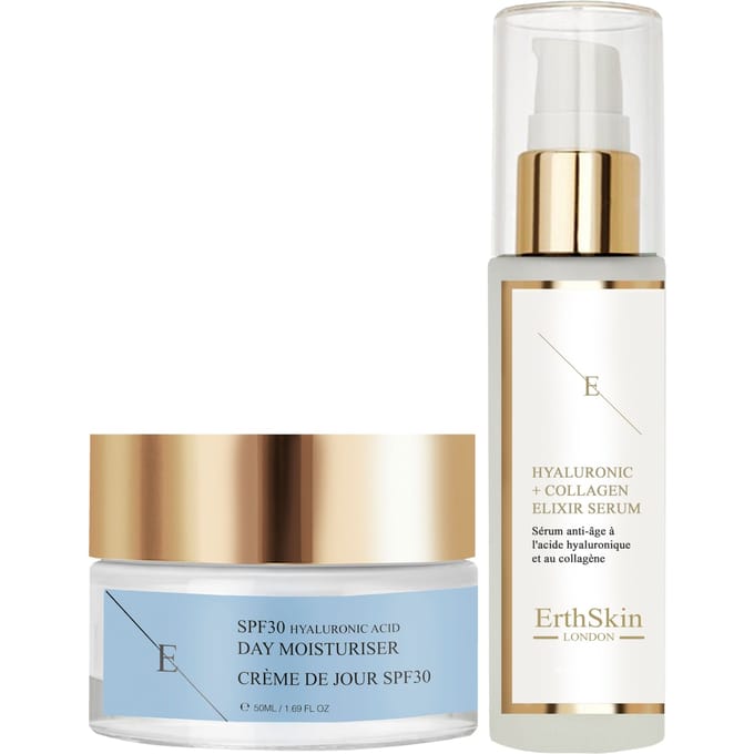 SPF 30 Hydrozuur Dagcrème 50ml + Hydrozuur & Collageen Serum - 60ml