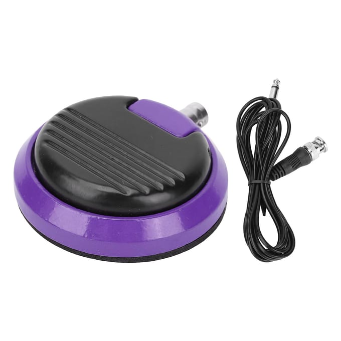Ronde Tatoeage Voetpedaal Schakelaar Draagbare Tatoeage Machine Voet Schakelaar Controller Accessoire Paars paars