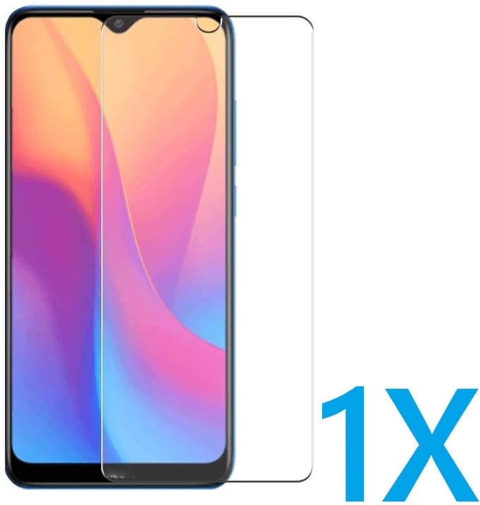 Glasplaatje Geschikt voor: Xiaomi Redmi 8 / 8A - 1x Screenprotector - screen protector - glas - bescherm - beschermglas