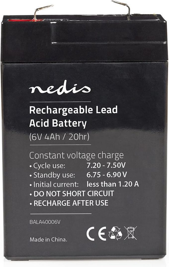 Nedis BALA40006V - UPS battery - Lead Acid - 4000 mAh