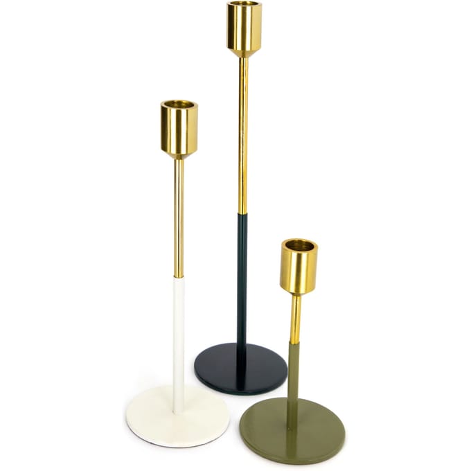 Kandelaar set van 3 Saga | Decorationable