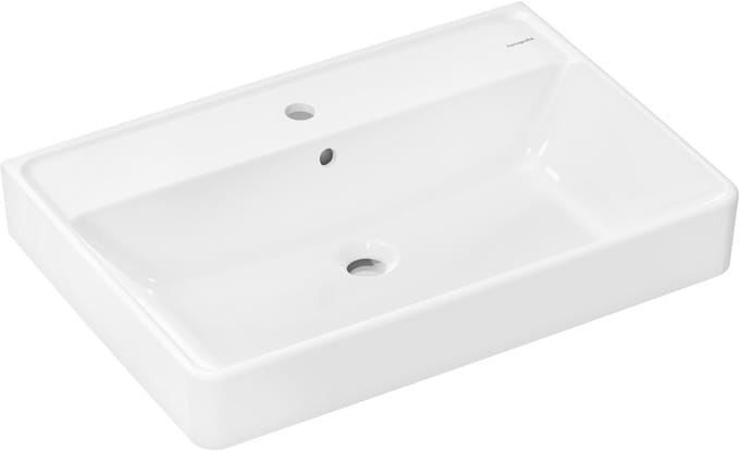 Hansgrohe Xanuia Q - Wastafel 70x48 cm, met overloop, kraangat, wit 60221450