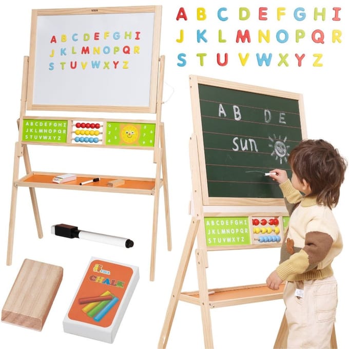 Viga Groot Educatief Bord 2 In 1