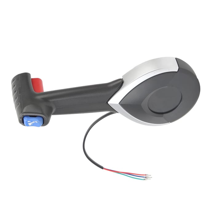 Trim Kantel Hendel Flexibel Gevoelig Buitenboordmotor Gashendel Schakelhendel Passend voor 5006180 Afstandsbediening gray