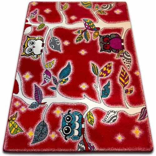Kleden Rugsx Tapijt KIDS Forest Rood C427 200x280 cm