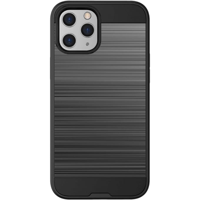 CaseBody iPhone 12 Pro Max Stevig Dual Layer Beschermhoesje  Zwart