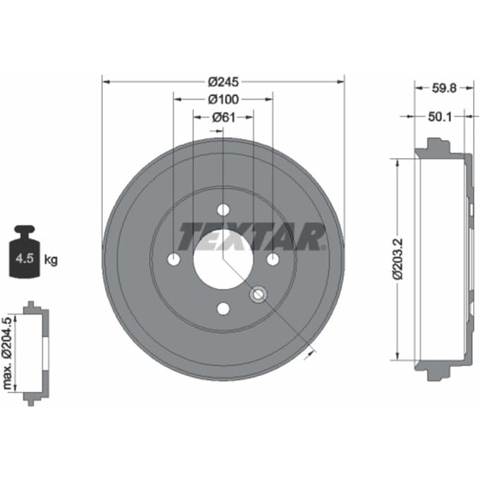 Remtrommel TEXTAR 94047900