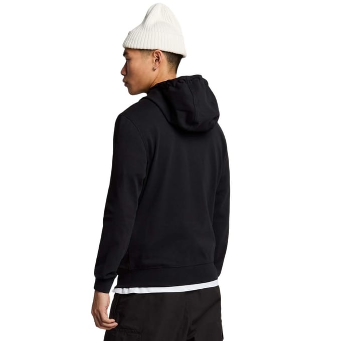 Lyle & Scott Heren Hybrid Softshell Volledige Ritssluiting Hoodie (Zwart)