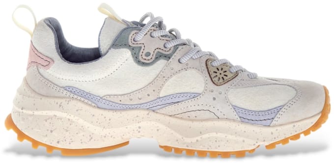 Flower Mountain Wave leren sneakers