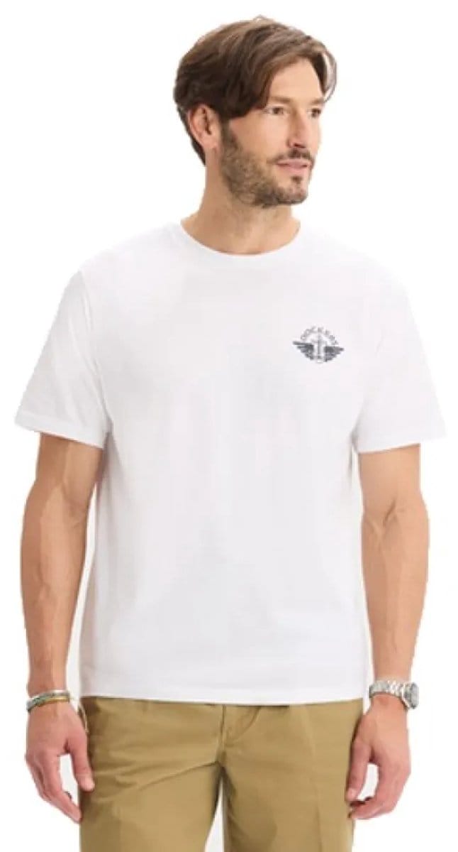 Dockers Graphic 004mb0004 T-shirt Met Korte Mouwen Wit M Man