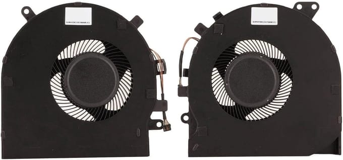 Koelventilator voor CPU en GPU met 4-pins voedingsconnector voor laptops en desktops, compatibel met RZ09-modellen