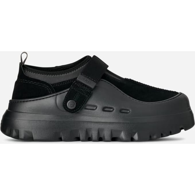 UGG® PeakMod Lowcut for Men in Black, Size 4, Suede/Polyester