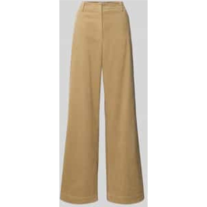 Corduroy broek met wijde pijpen