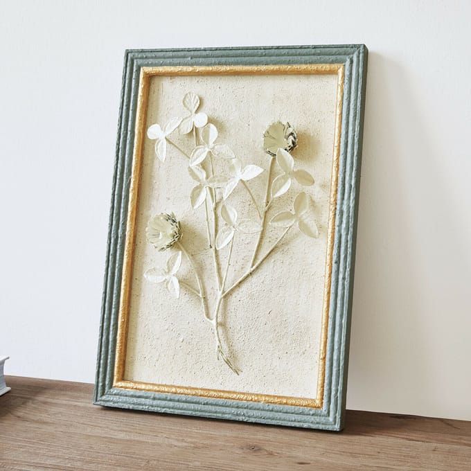 LOBERON Wanddecoratie Rivolenne crème/blauw