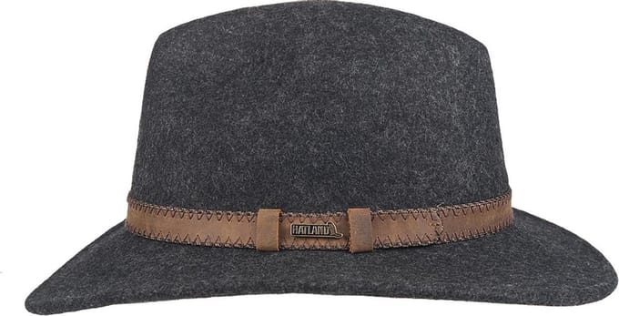 Hatland Stanfield Crushable Grey Hoed   (Maat: XL) - Grijs
