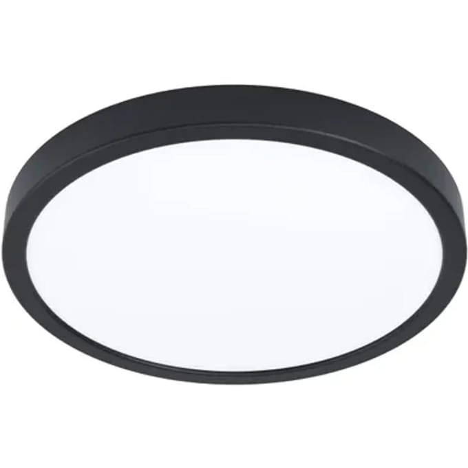 EGLO FUEVA 6 PLAFOND Ø280 CCT 14.2W 2000LM ZWART