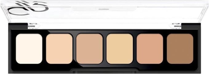 Golden Rose - Contour & Concealer Cream Palette - Lichte huid - 01