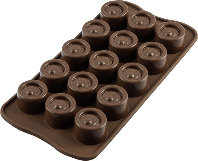 Silikomart Siliconen Mal 3D Chocolates Vertigo