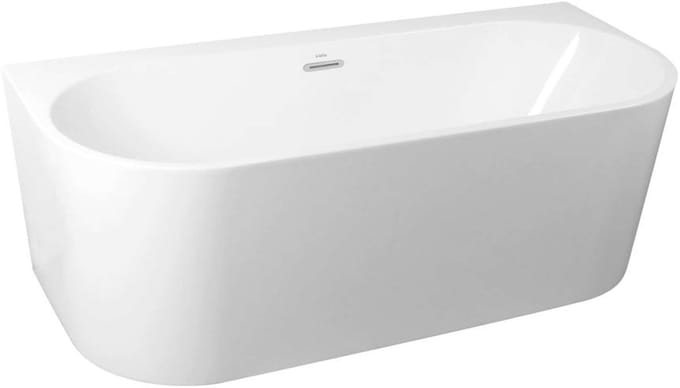 kielle Idolio - Vrijstaand wandbad 170x75 cm, wit 11324431