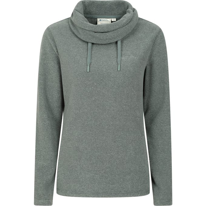 Mountain Warehouse Dames/Dames Hebridean Cowl Neck Fleece Top (Donkere Khaki)
