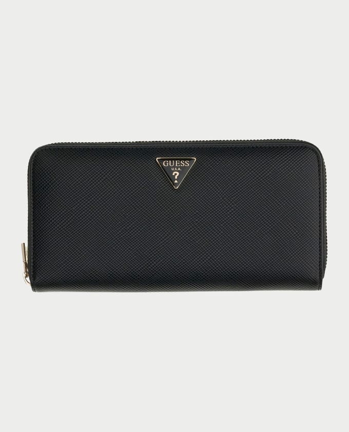 GUESS portemonnee Danielle SLG Zip Around Wallet Black zwart