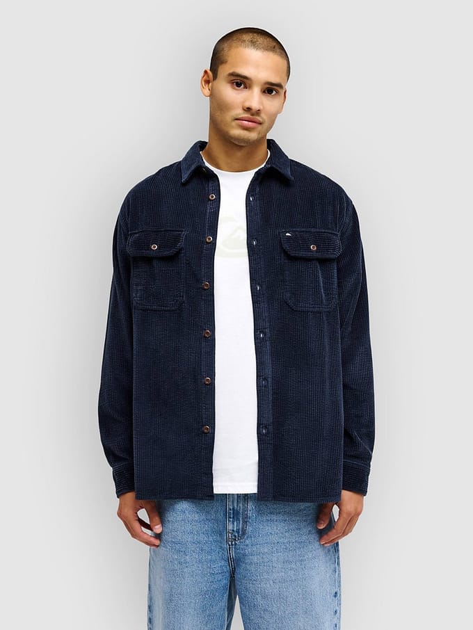 Quiksilver Venture Cord Shirt blauw