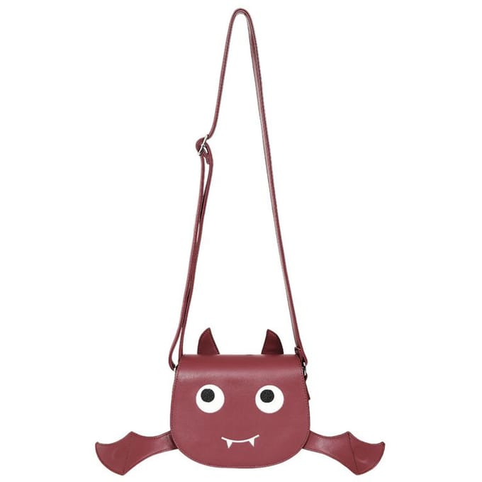 Banned - Gothic Handtas - Release the Bats Shoulder Bag - voor Vrouwen - bordeaux