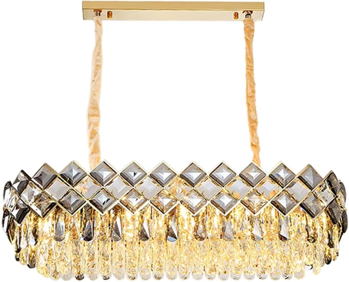 Toolight App1539-12Cp80 Hanglamp Goud 80X29X29Cm