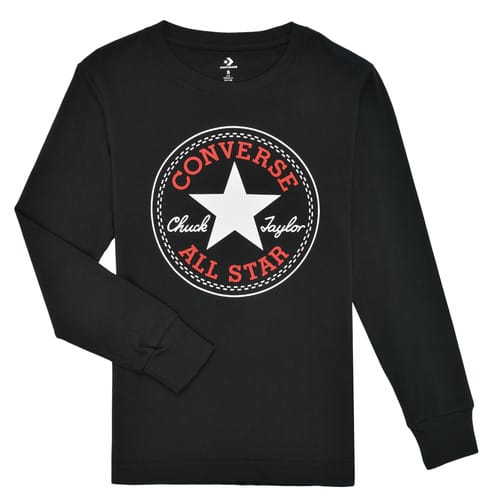 Converse  T-shirt Korte Mouw CHUCK PATCH LONG SLEEVE TEE