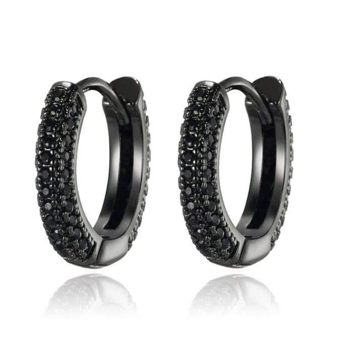 Heren Oorringen Tom Jaxon - Luxury Black