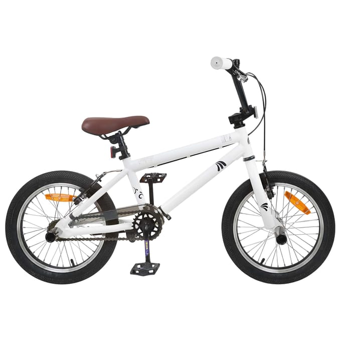 vidaXL - BMX - Fiets - 18 - Inch - voor - 7-10 - jaar - oud - Wit
