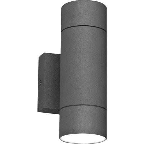 Megatron RUNO Rund MT69045 Buitenlamp (wand) LED GU10 70 W Zwart