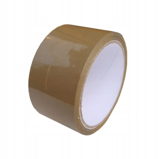 Bruine Pakkingstape 66m x 48mm - Sterk en Duurzaam