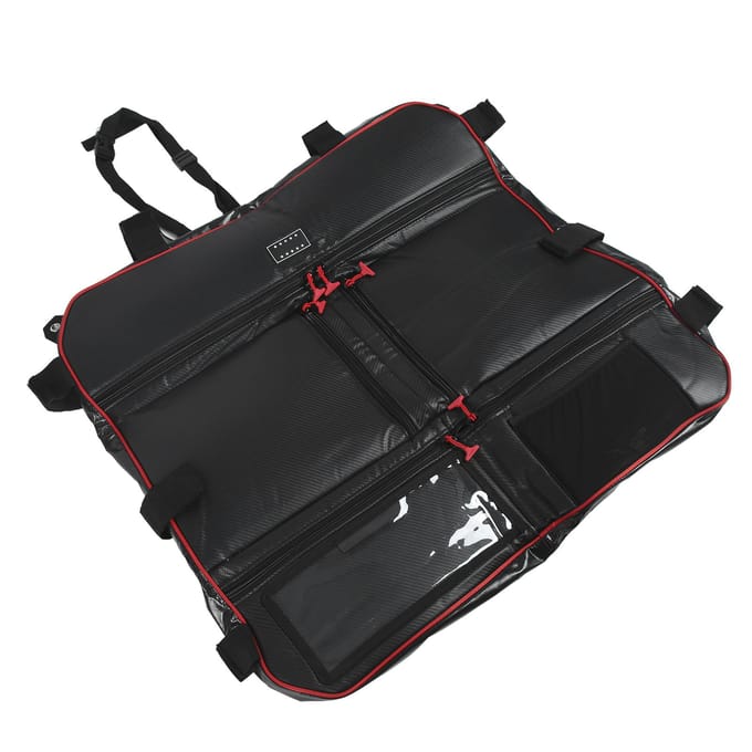 Sac de rangement supérieur à poches multiples en nylon et vinyle Remplacement pour Polaris RZR XP 1000 black
